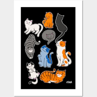 cats in the neighborhood Posters and Art